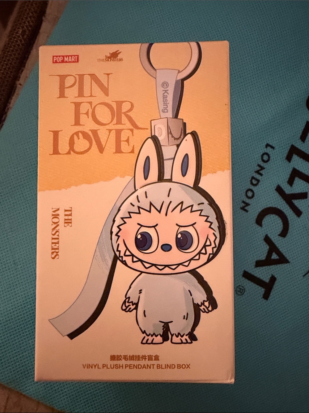 Pin For Love Vinyl Plush Pendant - Letter ? Purple SEALED